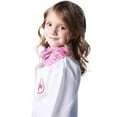 thumbnail image 5 of StoryBook Wishes Kids Doctor Coat & Face Mask for Kids Doctor Costume | Doctor Dress Up for Kids | Pink and White - Size 8-10, 5 of 9