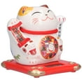 thumbnail image 3 of Table Ornament,Ceramic Wealth Welcoming Cat Waving Cat Fortune Cat Decor Ultimate Comfort, 3 of 8