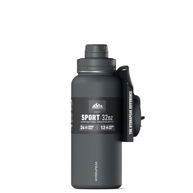 Botella de agua Hydrapeak Sport con aislamiento de acero inoxidable de 950 ml