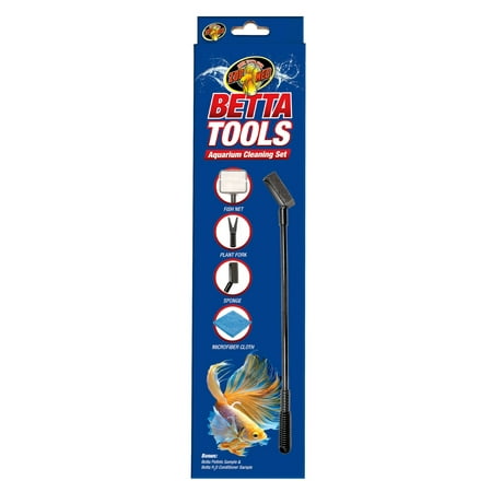 Zoo Med Betta Tools Aquarium Cleaning Set [Cleaning & Maintenance, Aquarium Supplies] 1 count