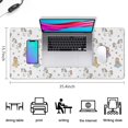 thumbnail image 5 of Long Mouse Pads for Desk,Princess Unicorn Star Pattern Desk Mats on Top Of Desks, Desk Mouse Pad Extra Large with 3mm Non-Slip Base and Stitched Edge for Gaming,Office,Work,Home 35.4"x15.7", 5 of 6