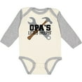 thumbnail image 3 of Inktastic Opa Little Helper Grandkid Boys Long Sleeve Baby Bodysuit, 3 of 5