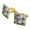 Gold, variant on Snow Camouflage Square Cufflink Set - Silver or Gold