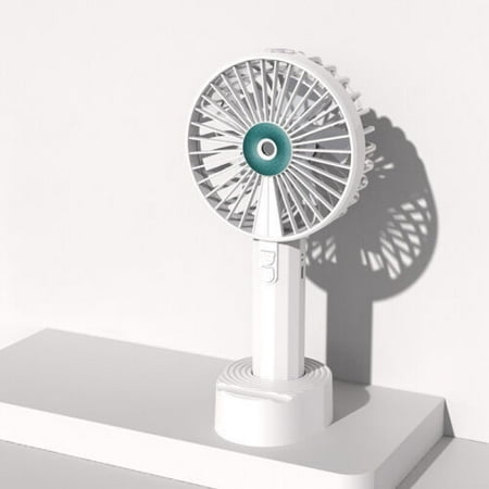 

Portable Mini Hand-held Fan Spray Mist Small Desk USB Rechargeable Table