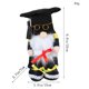 thumbnail image 2 of Wmhnj Muñeco sin rostro con birrete de mdico y adorno de Rodolfo de pie para la ceremonia de graduacin, 2 of 7