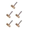 thumbnail image 3 of Monstrate Sillines de puente de bajo largo/corto, piezas de repuesto para guitarra, resistente al óxido, estable, ligero, sillín de cuerda fija, bajo Type2 NO2 Monstrate CBP464243, 3 of 6