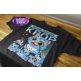 thumbnail image 1 of PLAYERA INFANTIL KPOP DEMON HUNTERS DISEÑO DERPY COLOR NEGRO TALLA 4, 1 of 4
