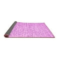 thumbnail image 2 of Ahgly Company Indoor Rectangle Solid Pink Modern Area Rugs, 2' x 5', 2 of 4