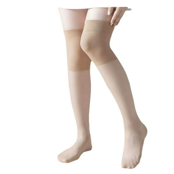 Medias con rodilleras Medias largas Medias de seda hilada con núcleo anti-gancho Medias sexys para piernas