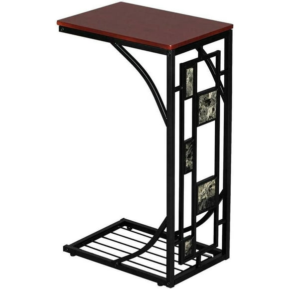 C-Shaped Side Sofa Snack Table Coffee Tray End Table Living Room Furniture Table Computer Desk Gaming Desk Standing Desk Office Desk Home Office desks Desk with Drawers Small Table Gaming Table
