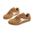 thumbnail image 4 of LUCKY STEP Retro Fashion Sneakers Lightweight Comfort Casual Shoes,Camel,Womens, 4 of 6