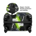 thumbnail image 2 of Susaid Football Print Elastic Washable Suitcase Cover with Hidden Zipper, Fits 18-32 Inch Luggage for Protection During Travel-Medium, 2 of 7