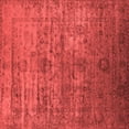 thumbnail image 1 of Ahgly Company Indoor Square Oriental Red Traditional Area Rugs, 3' Square, 1 of 4
