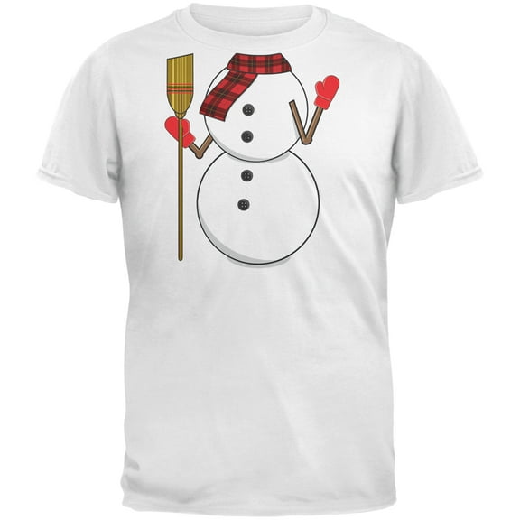 Old Glory Mens Snowman Body Costume Short Sleeve T Shirt