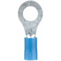 Gardner Bender 21-1055 Ring Terminal, 600 V, 16 to 14 AWG Wire, 5/16 to 3/8 in Stud, Vinyl Insulation, Blue
