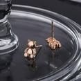 thumbnail image 3 of Cute Bear Small Stud Earrings 999 Sterling Silver for Women Lovely Animal Tiny Cartilage Tragus Earring Studs Statement Post Fashion Jewelry Gifts Hypoallergenic Daughter BFF, 3 of 4