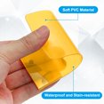thumbnail image 3 of Uxcell Luggage Tags Flexible Travel Bag Name ID Identifier Label Tags Travel Essentials Yellow, 3 of 6