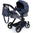 thumbnail image 1 of Cochecito de muñecas Bayer Design Xeo con estrellas azules y blancas, 46 cm, más de 3 años, 1 of 6