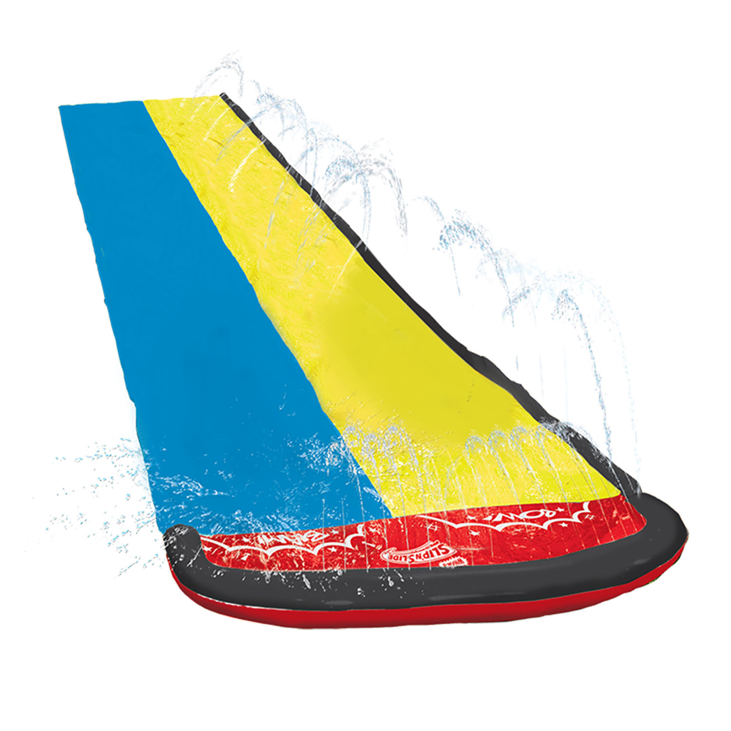 Wham-O Slip N' Slide 16 Feet Double Sliding Lane Water Racer w/Boogie Board - image 3 of 6