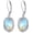 Dog and Women-1, variant on Moonstone Earrings 925 Sterling Silver Tree of Life Dangle Earrings Family Tree of Life Jewelry Gifts for Women