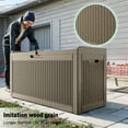 thumbnail image 7 of Easy Up 60 Gallon Resin Deck Box, Lockable Patio Outdoor Storage Box for Furniture, Garden Tools and Tools Storage, Waterproof Outside Storage Boxes, 7 of 7