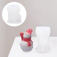 thumbnail image 3 of Shisuyan Creative Snowman Shape Candle Mold DIY Candle Making Mold Scented Candle Mold, 3 of 9