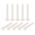 thumbnail image 1 of Unique Bargains Nylon Machine Screws, M6x50mm Slotted Pan Head Fasteners Bolts, White 40Pack, 1 of 4
