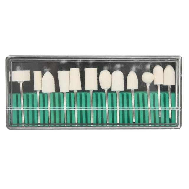 Cabezal de pulido de uñas NikouMX 12 piezas de fieltro de lana broca para uñas innovación moderna