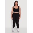 thumbnail image 2 of Womens Plus Size Ambiance Basic Leggings, 2 of 5