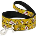 thumbnail image 1 of Buckle-Down DL-W30015 40 Oz. Beer Bottles Yellow Dog Leash, 1 of 1