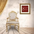 thumbnail image 3 of Reed, Tara 26x26 Gold Ornate Wood Framed with Double Matting Museum Art Print Titled - Wine and Coffee Sayings II, 3 of 4