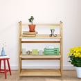 thumbnail image 5 of Casual Home Montego 3-Shelf Folding Bookcase-Color:Natural, 5 of 10