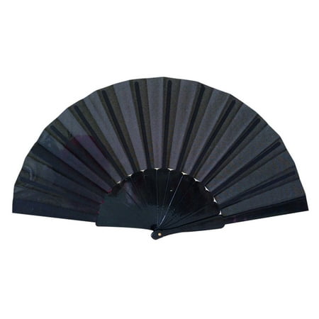 

Pattern Folding Dance Wedding Party Lace Silk Folding Hand Held Solid Color Fan