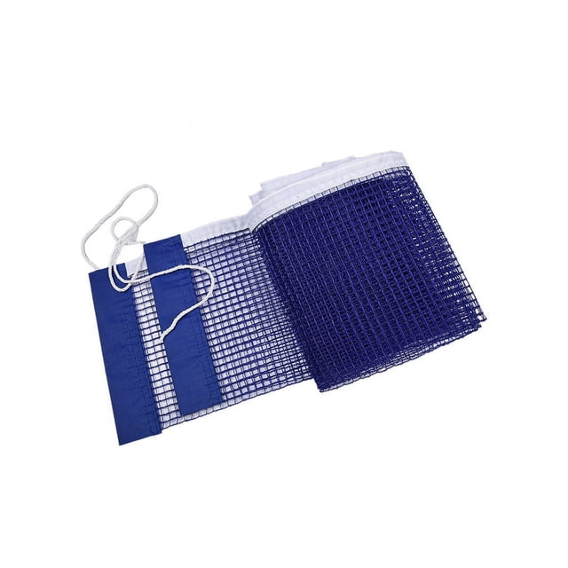 Yimiti Filet de Remplacement pour Tennis de Table Intérieur et Extérieur Sans Balle, Bleu Polyéthylène