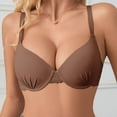 thumbnail image 6 of SwiftWear Women's Underwire Bra Lace Trim Push Up T-Shirt Bra for Everyday Lift, Comfort & Support, 6 of 7