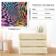 thumbnail image 6 of Yayeee 6 Pack Kitchen Dish Cloths Set for Washing Soft Drying Absorbent Microfiber Towels, Pink Wavy Plaid, 6 of 9