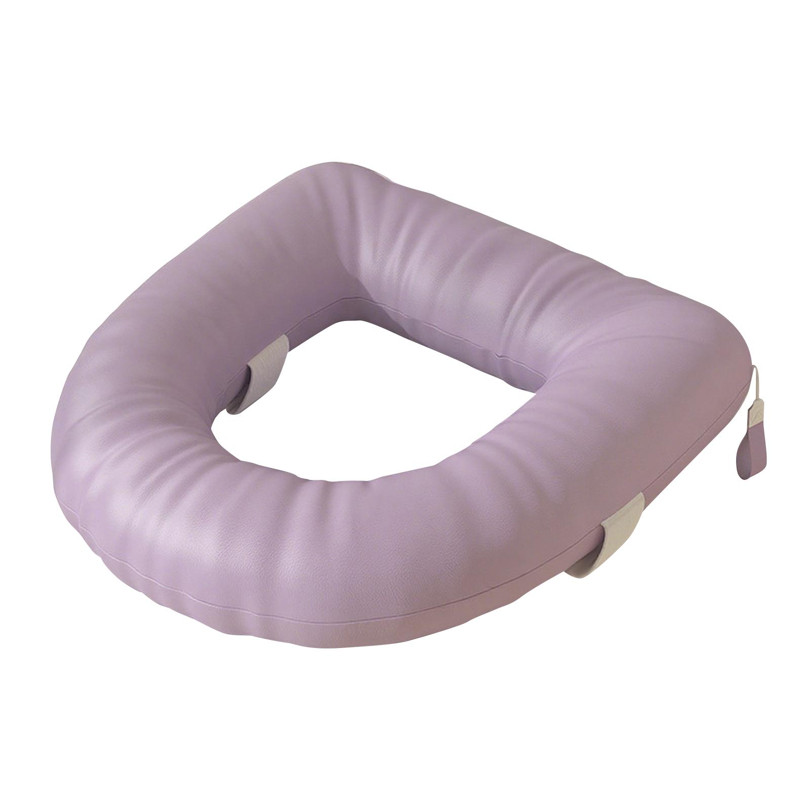 Raised Toilet Seat Soft Cushion Universal Pad Waterproof Easy Clean EVA for Elderly Bathroom Home Use