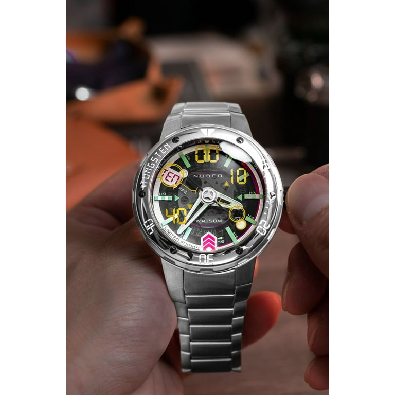 Nubeo Mariner Stainless Steel 50mm Japanese Automatic Wristwatch