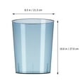 thumbnail image 3 of Weiweiguan 1pc Acrylic Flower Basket Household Storage Bucket Multi-purpose Plant Bucket, 3 of 7