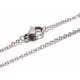 thumbnail image 1 of 20 collares de cadena de cable de acero inoxidable 304 con cierre de pinza de langosta, 1 of 1