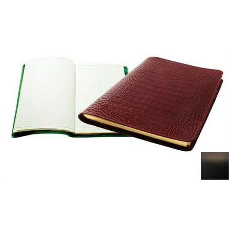 Raika Large Journal in soft black leather