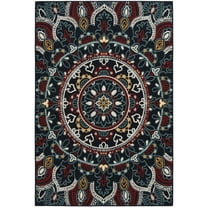 Mainstays 5'x7' Primary Medallion Outdoor Rug