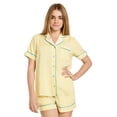 thumbnail image 1 of Jockey  Soft Touch Luxe Woven Short Sleeve Top, 1 of 1
