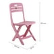 thumbnail image 2 of 2 Sillas Plegables Infantil Preescolar Bambino Rosa Chicle, 2 of 4