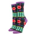 thumbnail image 1 of TIEVOSA Print Socks for Women Girls Butterfly Print Colorful Pattern Novelty Cute, 1 of 4