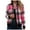 Z02-Hot Pink, variant on GEWSEY Bomber Jacket Women Varsity Casual Button Down Lightweight 2025 Fall Fashion Short Outerwear with Pockets (Pink, 4XL)