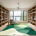 thumbnail image 2 of ODIKA 2'x3' Machine Washable Non-Slip Area Rug, Abstract Green High Traffic Rug, Green, 1069038, 2 of 7