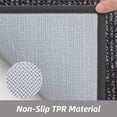 thumbnail image 6 of JAATOP 3' x 10' Runner Rug, Non Slip Entryway Rug with TPR Backing, Low Profile Runner Mat for Kitchen, Bedroom, Dark Gray, 6 of 8