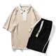 thumbnail image 3 of Ropa de verano para hombres Conjuntos de 2 piezas Conjuntos casuales de polo y pantalones cortos, 3 of 5