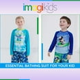 thumbnail image 3 of Disney Mickey Mouse Surfboard UPF 50+ Rash Guard and Swim Trunks Outfit Set Infant to Little Kid, 3 of 5